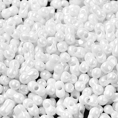 Opaque Colours Luster Glass Seed Beads X1-SEED-B001-01A-12-1