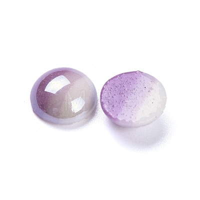 Opaque Glass Cabochons GGLA-S038-12C-8mm-1