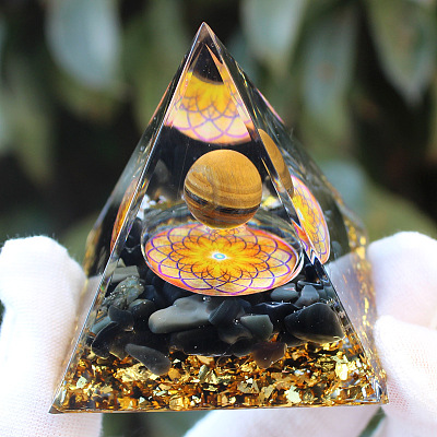 Orgonite Pyramid Resin Energy Generators PW-WG94568-08-1