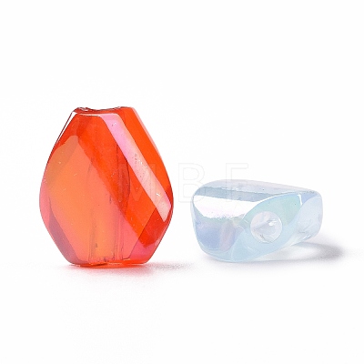 Transparent Acrylic Imitation Jelly Beads OACR-P011-10C-1