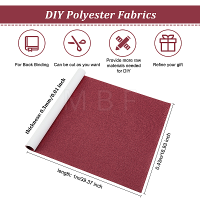 Olycraft 1Pc DIY Polyester Fabrics DIY-OC0009-58A-1