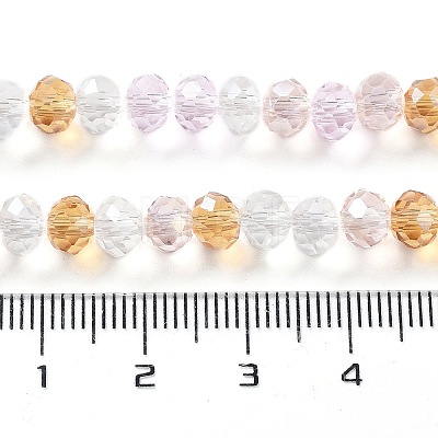 Glass Beads Strands EGLA-A034-M6mm-23-1