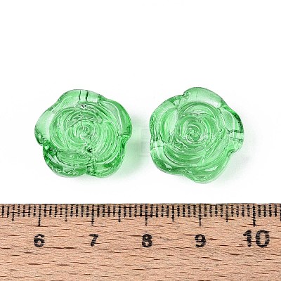 Baking Paint Transparent Glass Beads DGLA-N018-01D-1