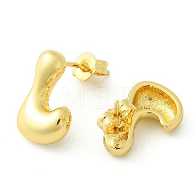 Rack Plating Brass Earrings EJEW-S222-01G-L-1