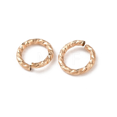 1/20 14K Gold Filled Open Jump Rings KK-Z159-01G-04-1