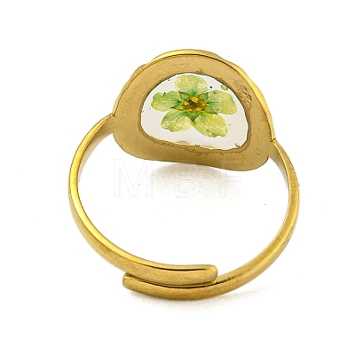 Brass Adjustable Rings for Women RJEW-G265-10G-1