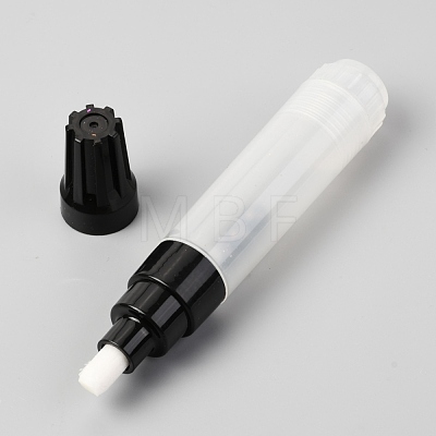 Plastic Refillable oil paint Pen Brush DIY-H137-01A-1