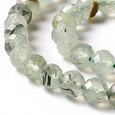 Natural Prehnite Beads Strands G-F717-11A-1