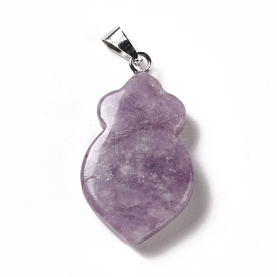 Natural Gemstone Pendants G-F714-01-1