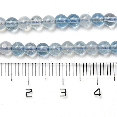 Natural Aquamarine Beads Strands G-A097-B13-05-1