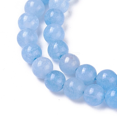 Natural Jade Beads Strands X-G-I222-6mm-02-1