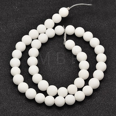 Natural Malaysia Jade Beads Strands X-G-A152-G-8mm-1