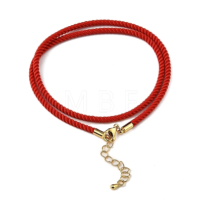 Nylon Milan Cord Necklace Making MAK-M028-01G-06-1