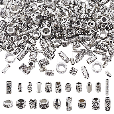 200Pcs 20 Styles Tibetan Style Alloy Beads FIND-PH0038-60-1