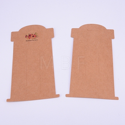 Hair Clip Display Cards DIY-WH0167-86G-1