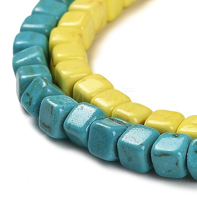 Synthetic Turquoise Beads Strands G-C101-A01-01-1