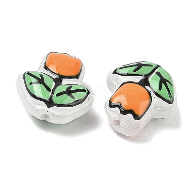 Transparent Glass Enamel Beads LAMP-C023-01E-1