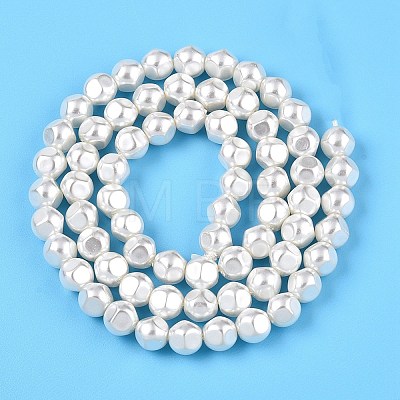 Transparent Spray Painted Glass Beads Strands GLAA-N001-27-1