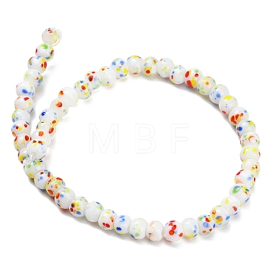 Handmade Lampwork Beads Strands LAMP-H071-01A-03-1