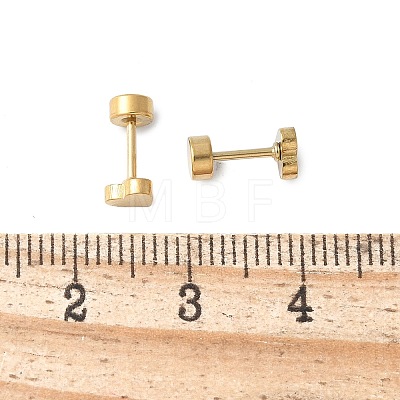 304 Stainless Steel Stud Earrings for Women EJEW-E603-05A-G-1