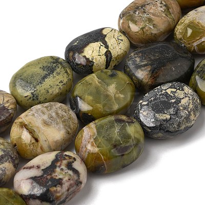 Natural Yellow Turquoise(Jasper) Beads Strands GG-CBA56E5-04-1