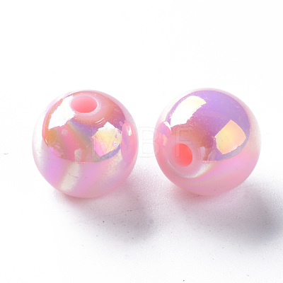 Opaque Acrylic Beads MACR-S370-D12mm-A01-1