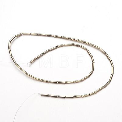 Electroplate Non-magnetic Synthetic Hematite Bead Strands G-F300-37B-06-1