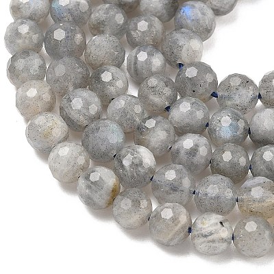 Natural Labradorite Beads Strands G-L642-F07-6mm-1