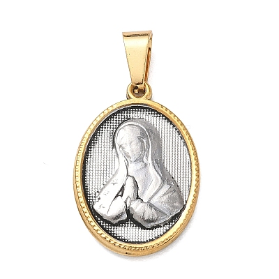 Religion 304 Stainless Steel Pendants STAS-H264-13D-ASG-1