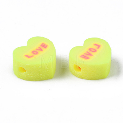 Handmade Polymer Clay Beads CLAY-N008-032H-1