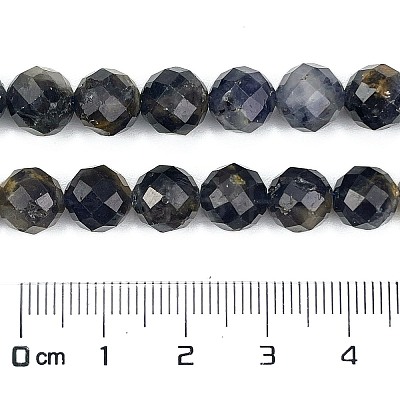 Natural Iolite Beads Strands G-C127-A05-05-1