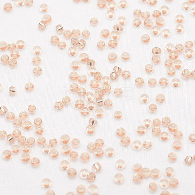 6/0 Transparent Glass Round Seed Beads SEED-J010-F6-L36-1