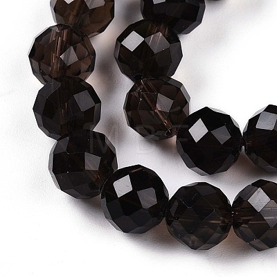 Natural Smoky Quartz Beads Strands G-S345-8mm-19-1