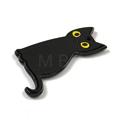 Halloween Black Cat Acrylic Pendants MACR-U005-01A-1