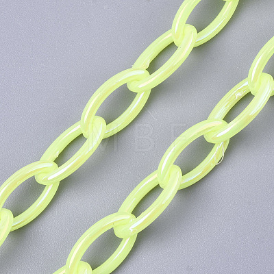 Acrylic Opaque Cable Chains X-PACR-N009-001I-1