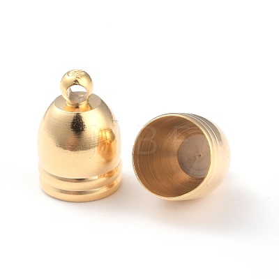 Brass Cord End Cap for Jewelry Making KK-O139-14D-G-1