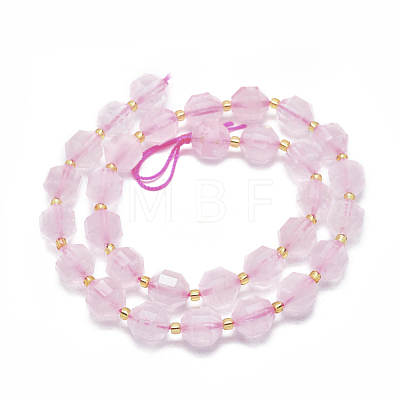 Natural Rose Quartz Beads Strands G-K303-A03-10mm-1