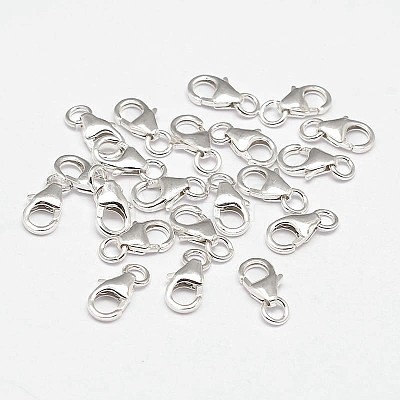 925 Sterling Silver Lobster Claw Clasps STER-F014-09A-1