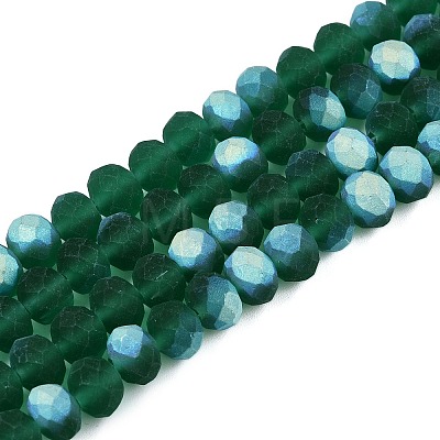 Transparent Glass Beads Strands EGLA-A044-T8mm-MB18-1