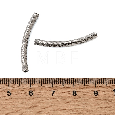 304 Stainless Steel Tube Beads STAS-B128-13A-P-1