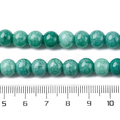 Ombre Effect Dyed Glass Beads Strands X-GLAA-T031-01O-09-1