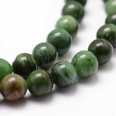 Natural African Jade Beads Strands X-G-D840-53-10mm-A-1