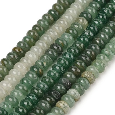 Natural Green Aventurine Beads Strands G-D481-03B-1