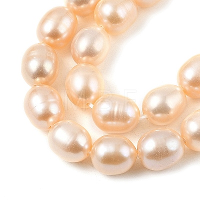 Natural Cultured Freshwater Pearl Beads Strands PEAR-I007-01D-01B-1