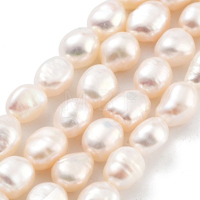 Natural Cultured Freshwater Pearl Beads Strands PEAR-P062-29F-1