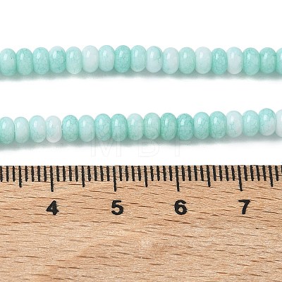 Ombre Effect Dyed Glass Beads Strands GLAA-C043-01J-1