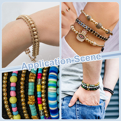 100Pcs 304 Stainless Steel Beads STAS-HY0002-23B-1