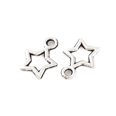 Tibetan Style Alloy Star Charms TIBEB-O004-29-1