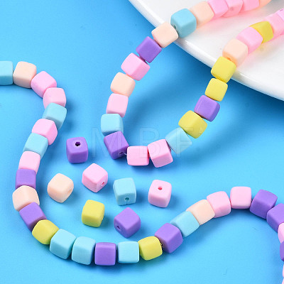 Handmade Polymer Clay Beads Strands CLAY-N008-060-04-1