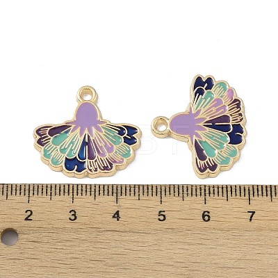 Rack Plating Alloy Enamel Pendants FIND-I038-07F-1